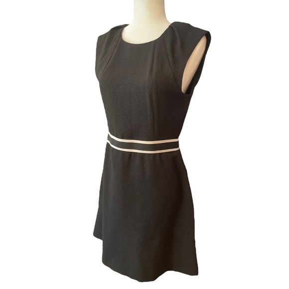 Sandro Paris Black Textured Mini Dress - Picture 3 of 9